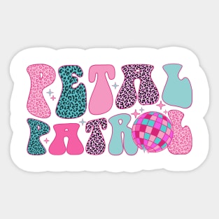 Petal Patrol Flower Maid Girl Wedding Shower Matchin Sticker